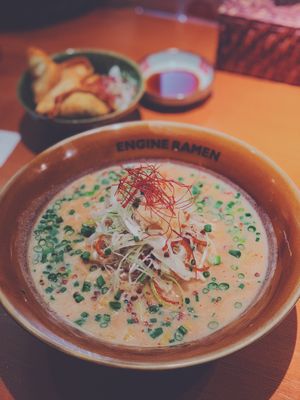 Zesty ramen at Kyoto Engine Ramen in Kyoto