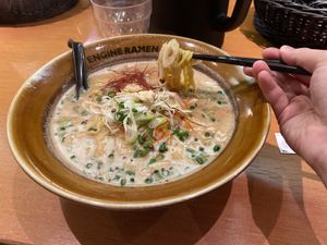 Spicy ramen at Kyoto Engine Ramen in Kyoto