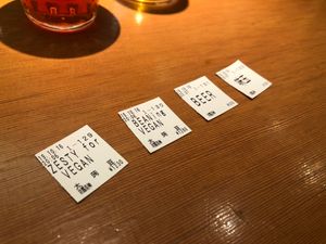 Tickets purchased prior to sitting  at Kyoto Engine Ramen in Kyoto
