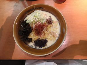 Vegan ramen  at Kyoto Engine Ramen in Kyoto