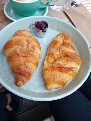 Vegetarian croissants at Appeltje Eitje - Centre in The Hague
