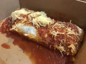 Lasagna at L'Hortet in Barcelona