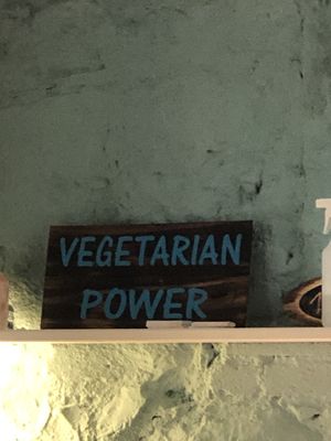 Veg(etari)an Power 😉  at L'Hortet in Barcelona