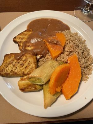 Tofu a la plancha  at L'Hortet in Barcelona