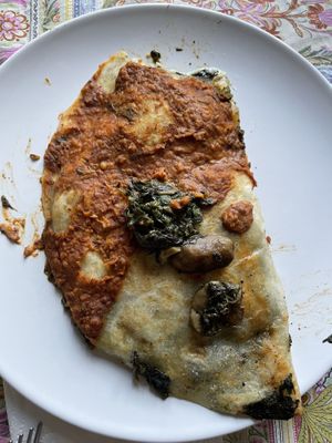 Vegan quesadilla  at L'Hortet in Barcelona