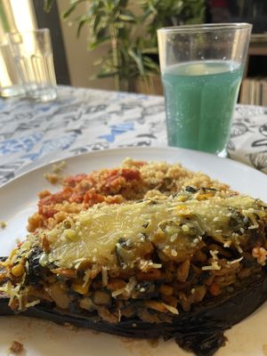 Eggplant  at L'Hortet in Barcelona