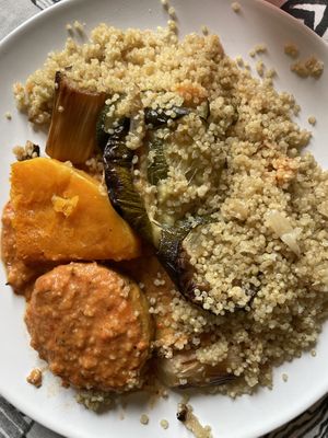 Quinoa veggies  at L'Hortet in Barcelona