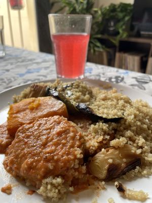 Veggies and quinoa  at L'Hortet in Barcelona