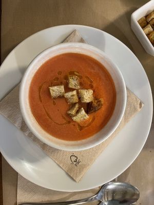 Gazpacho  at L'Hortet in Barcelona