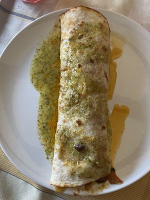 Burrito vegan  at L'Hortet in Barcelona
