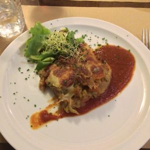 main course at L'Hortet in Barcelona