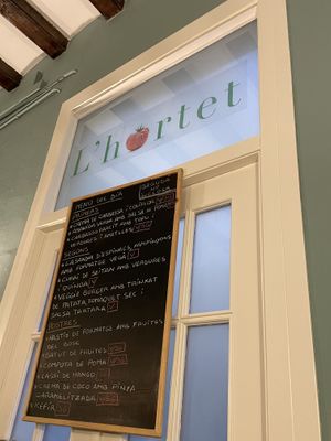  #Veganuary at L'Hortet in Barcelona