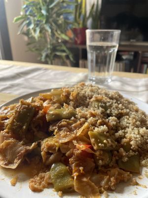 Tofu kinoa  at L'Hortet in Barcelona