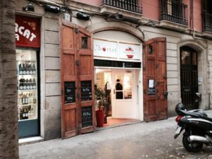 modernised front 2014 at L'Hortet in Barcelona