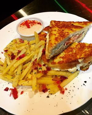 Burnt Sandwitch at Veganaes in Reykjavik