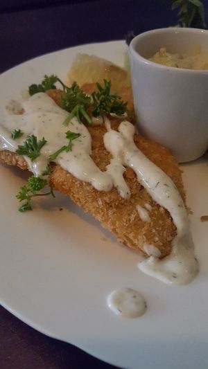 The yummy fish at Veganaes in Reykjavik