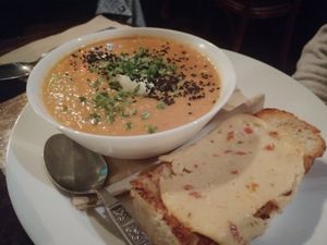 Amazing soup💚 at Veganaes in Reykjavik