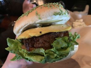 One of the best veggie burgers I’ve ever had and I’ve been a vegetarian my whole life! at Veganaes in Reykjavik