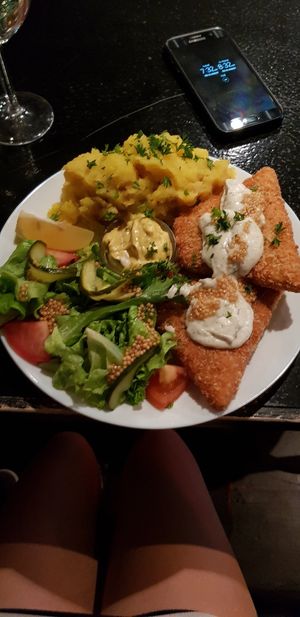 Fish ish ❤ at Veganaes in Reykjavik