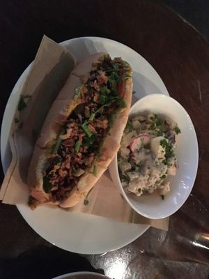 Hot dog  at Veganaes in Reykjavik