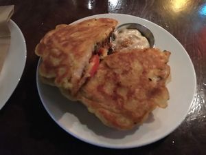 Grilled sandwich  at Veganaes in Reykjavik