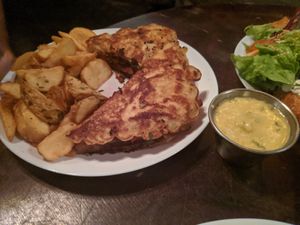 Seitan Sandwich at Veganaes in Reykjavik