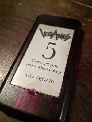 Order at the counter at Veganaes in Reykjavik