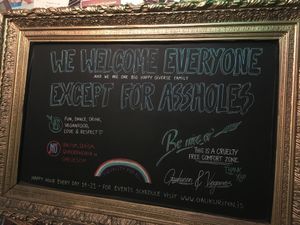 Sign  at Veganaes in Reykjavik