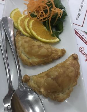 Curry puffs   at Michael's Oriental Restaurant in Eight Mile Plains