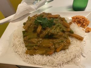Caril legumes  at Sri Lankan Curry Bowl in Zagreb
