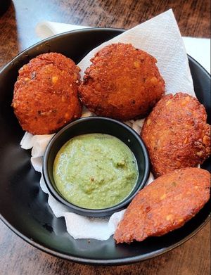 Lentil Cakes   at Sri Lankan Curry Bowl in Zagreb