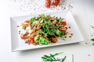 Red Rice Salad at Sri Lankan Curry Bowl in Zagreb