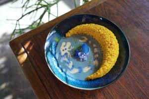 Seasonal Curry:New Year's Blue Dragon Curry🐉💙 at Vegan Cafe PQ's in Tokyo