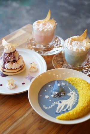 2026.1.3(sat.)〜 New Year Menu🦄🌙🩵 at Vegan Cafe PQ's in Tokyo