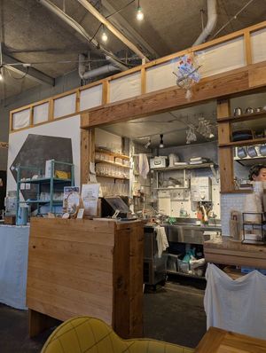 inside at Vegan Cafe PQ's in Tokyo