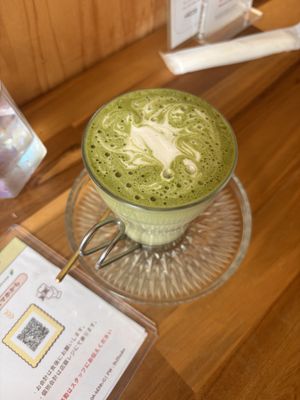 matcha   at Vegan Cafe PQ's in Tokyo