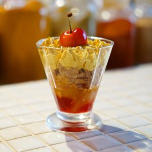 スパイスパフェ at Vegan Cafe PQ's in Tokyo