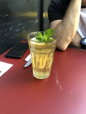 Ginger lemonade   at Cafe Kunst Haus in Vienna