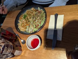 Krautfleckerl (something straight out of Austria) at Cafe Kunst Haus in Vienna