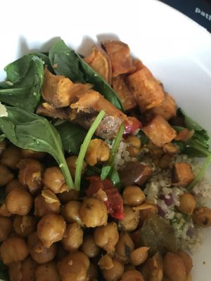 4 bowl - quinoa, spinach, sweet potato, Chick peas,  at Fresh Kitchen - Westshore in Tampa