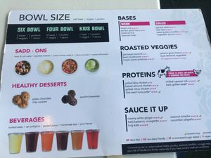 Menu at Fresh Kitchen - Westshore in Tampa