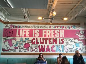 Inside sign at Fresh Kitchen - Westshore in Tampa
