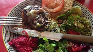 Cow Bog Burger at The Cow Bog in Londonderry