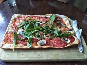 Zapata pizza at Kollektiv Cafe Klatsch - temporarily closed in Wiesbaden