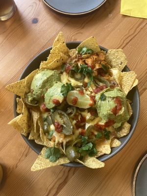 Great tasting vegan gf nachos  at KITTCHEN in Hawkshead