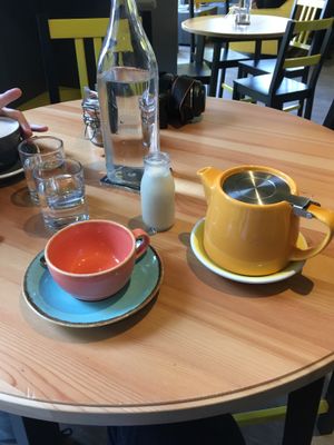 Oat milk for hot drinks at KITTCHEN in Hawkshead