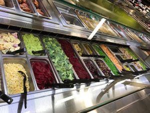 salad bar at Natural Pantry in Anchorage