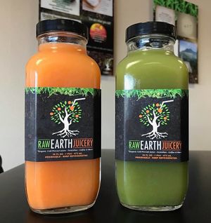 Organic Cold Pressed Juices Pressed Daily at Raw Earth Juicery in Fresno