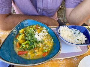 vegetable curry at Gamsjaga in Salzburg