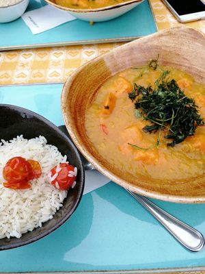 Sweetpotato curry at Gamsjaga in Salzburg